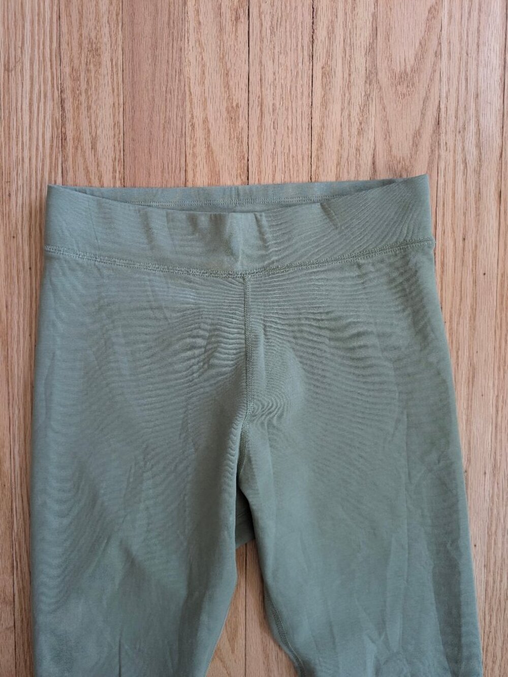 EUC Nike High Waisted 7/8 Medium Leggings cropped ankle running yoga pants Green - Picture 4 of 11